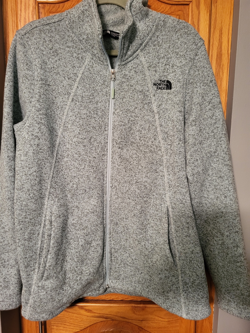 The North Face Women’s Green Full‑Zip Fleece Jacket